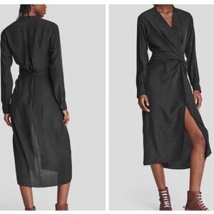 rag & bone Black Long Sleeve Dress